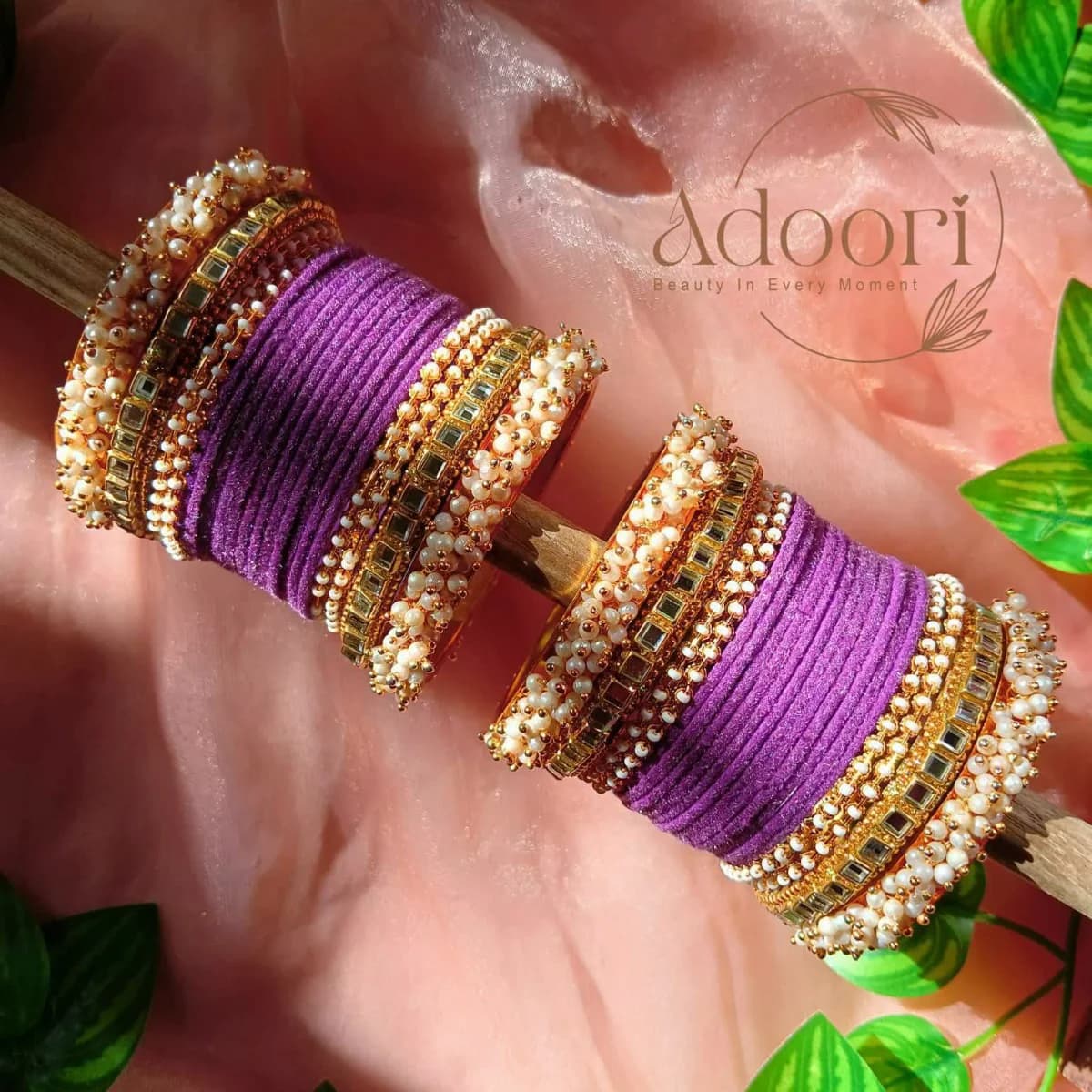 Purple Traditional Bangles